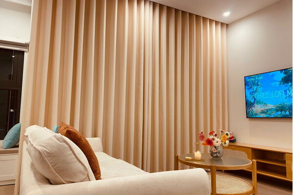 Rèm Vải Che Nắng 1 Lớp Cho Căn Hộ Nhỏ – Giải Pháp Thông Minh