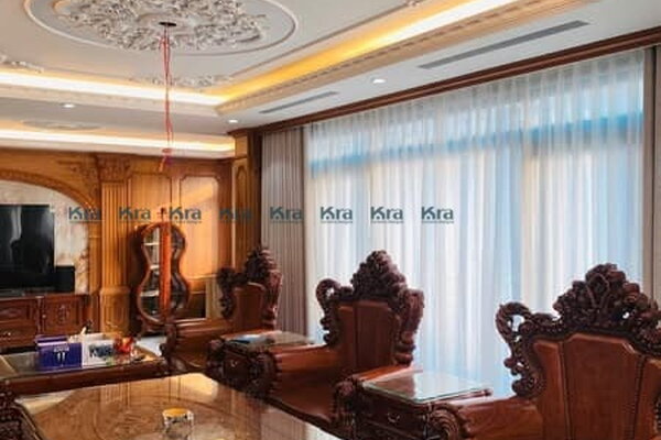 Rèm cửa biệt thự cao cấp phong cách tân cổ điển tại Mỗ Lao, Hà Đông