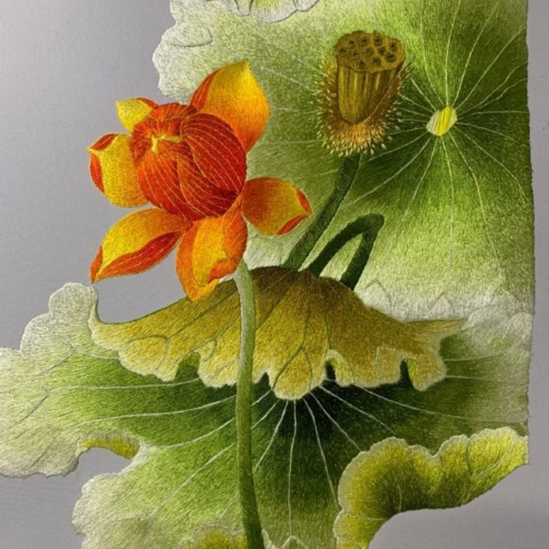 Rèm Thêu Tay Hiện Đại- Mã 01