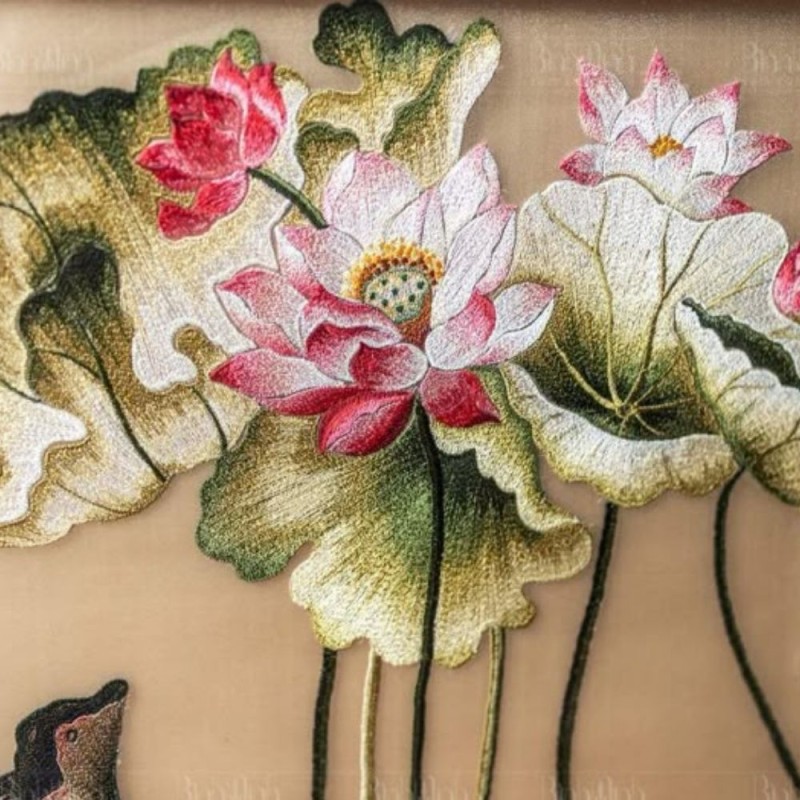 Rèm Thêu Tay Truyền Thống- Mã 03