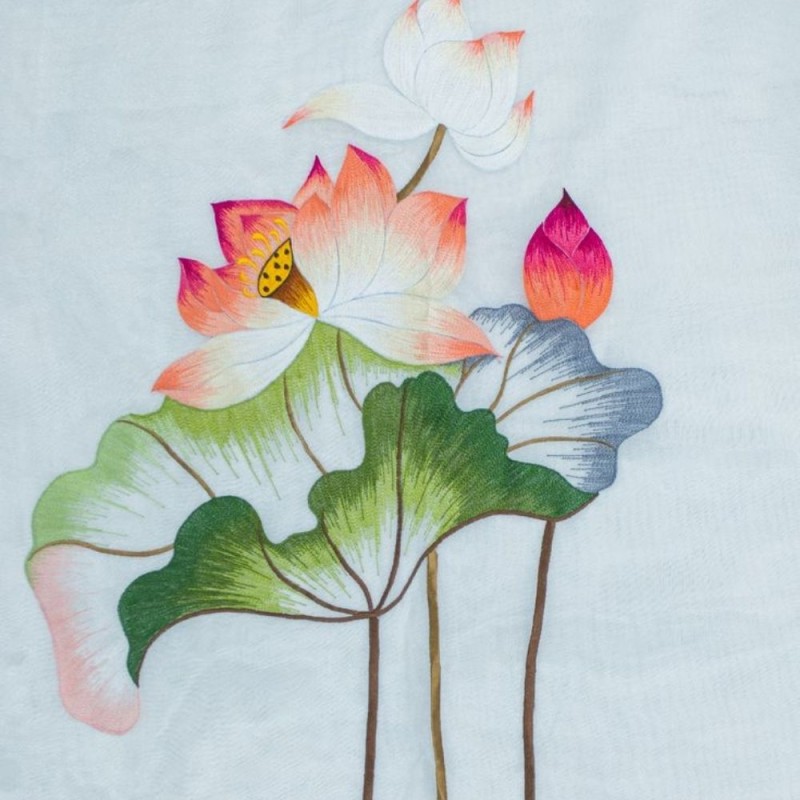 Rèm Thêu Tay Truyền Thống- Mã 05