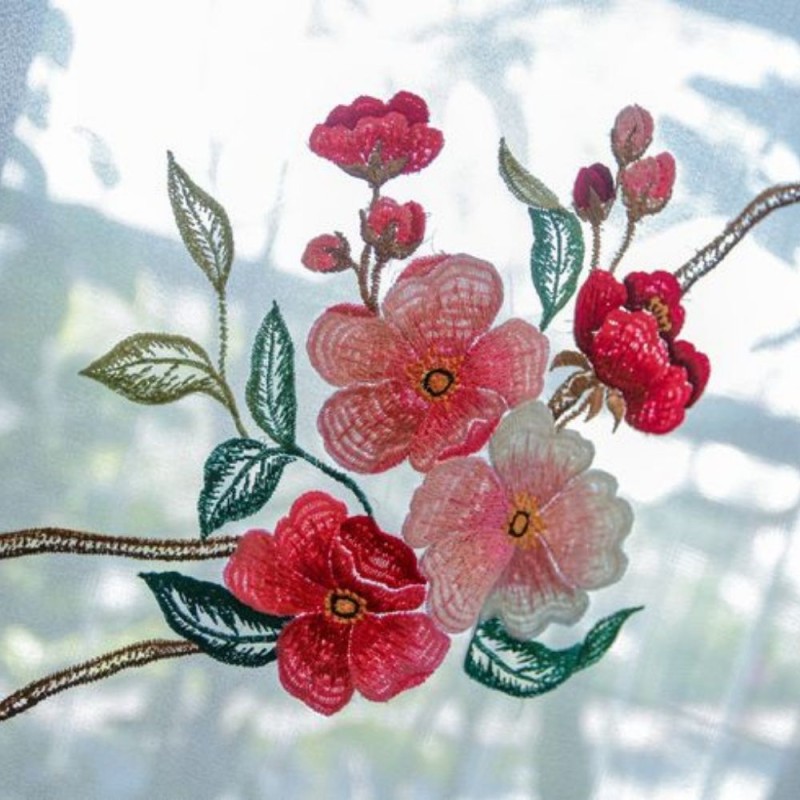 Rèm Thêu Tay Hiện Đại- Mã 05