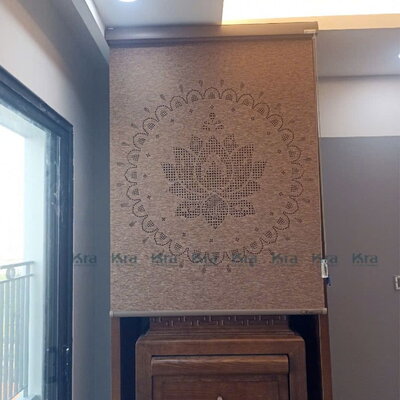 Rèm ban thờ khắc Laze HQ mã 07