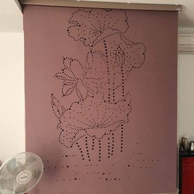 Rèm ban thờ Laze HQ -mã 05