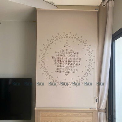 Rem ban thờ khắc laze Mã 19