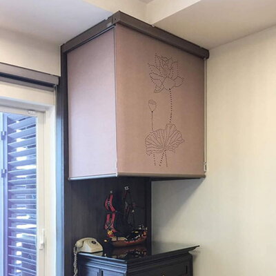 Rèm ban thờ khắc laze Mã 20