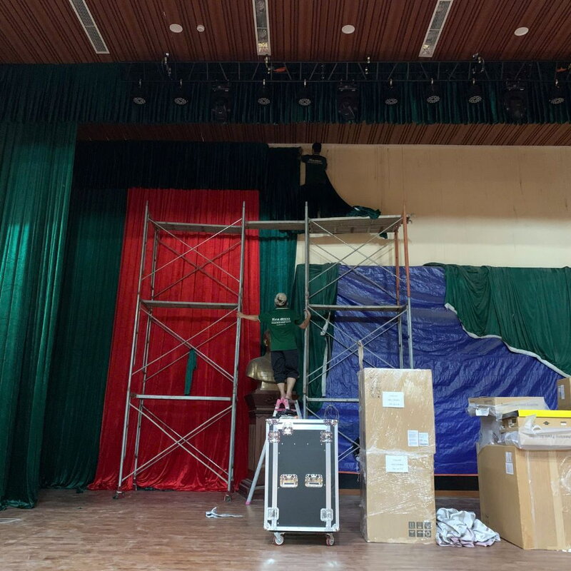 rèm phông SK02 hội trường, sân khấu