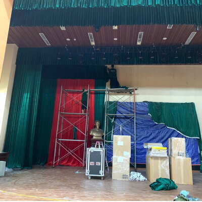 Rèm phông SK 03 hội trường, sân khấu