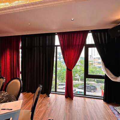 Rèm phông SK 05 hội trường, sân khấu