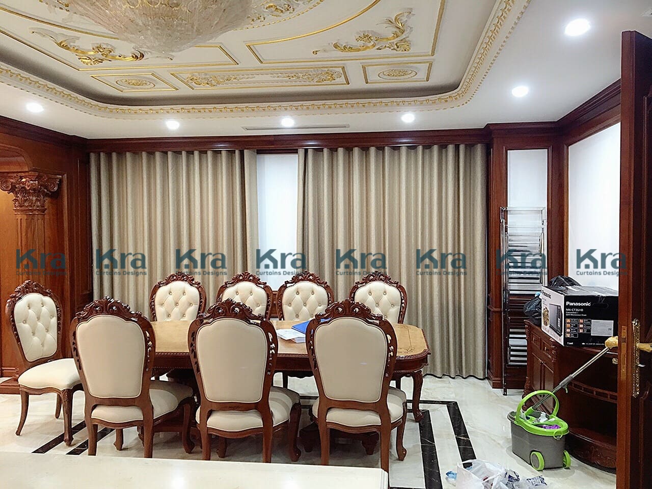 rèm cửa chống nắng cho biệt thự