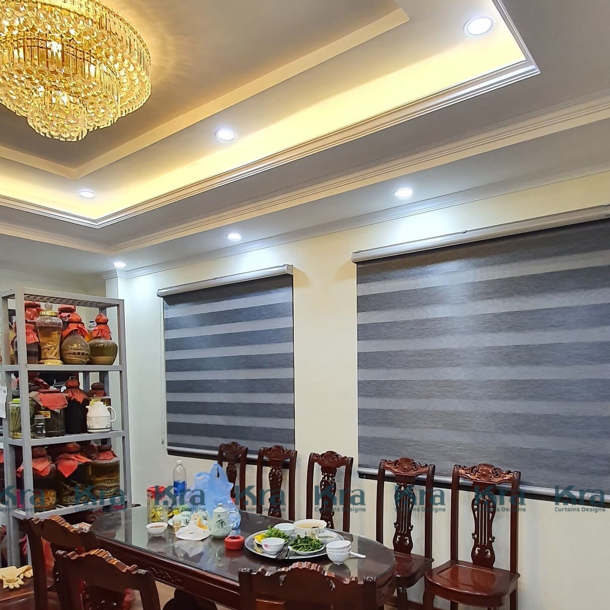 rèm cầu vồng tại dương nội