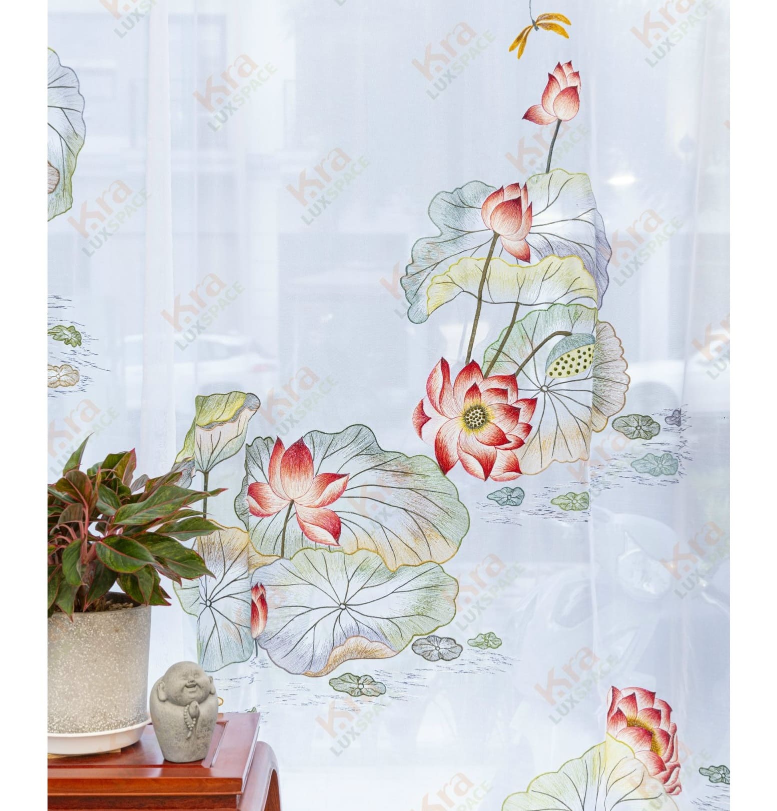 rèm thêu tay nghệ thuật