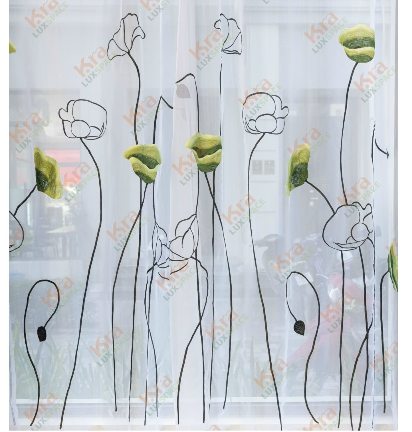 rèm thêu tay nghệ thuật