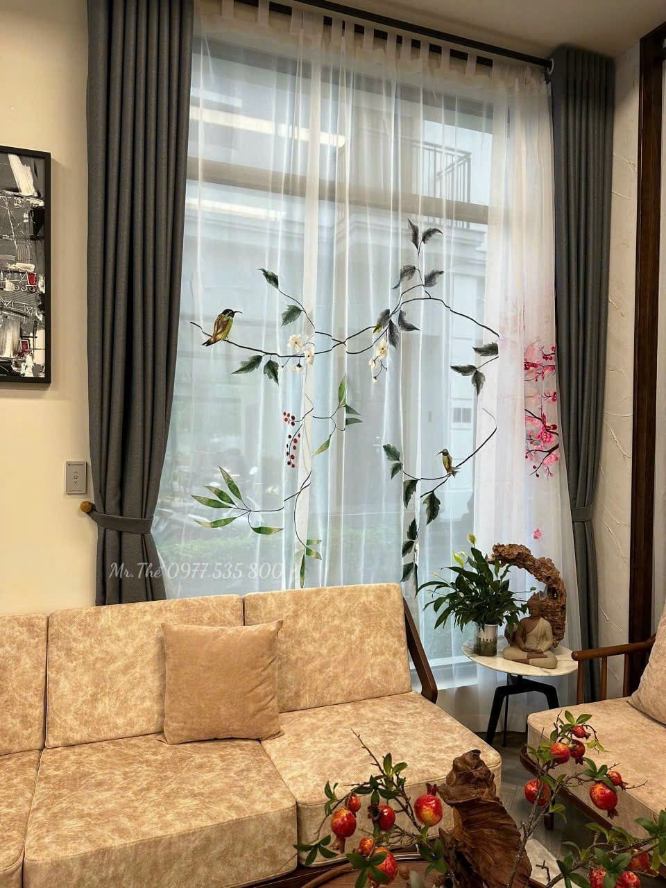 rèm thuê tay nghệ thuật