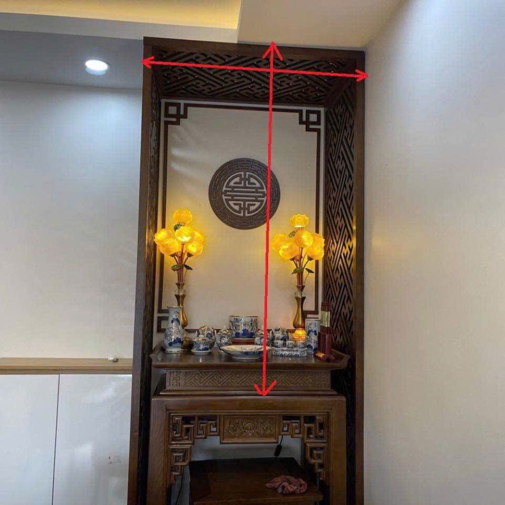 rèm ban thờ khắc laze